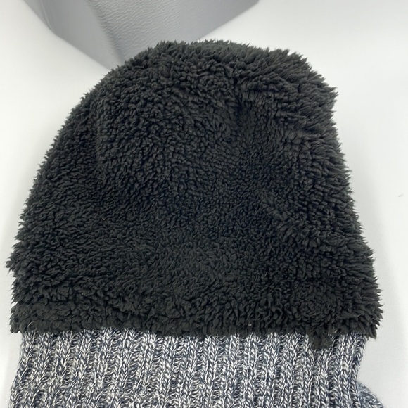 Levi’s Hat Knit Beanie One Size Blue/White Unisex Soft Fleece Lined - Picture 7 of 9